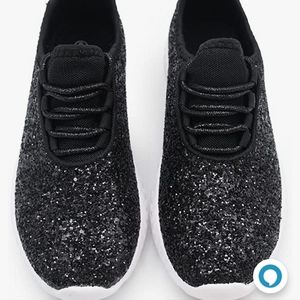 Sparkle sneakers black